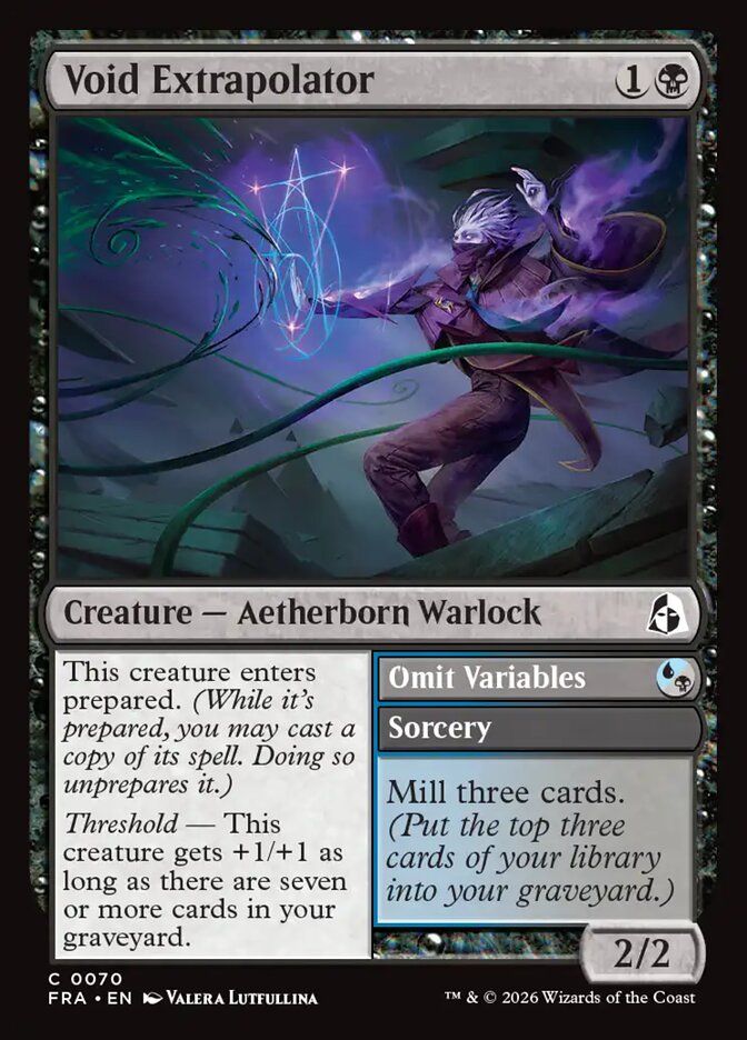 Void Extrapolator // Omit Variables Void Extrapolator // Omit Variables