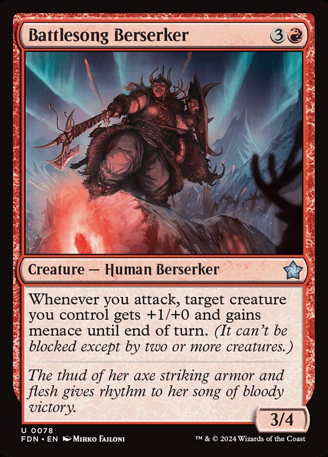 Battlesong Berserker Battlesong Berserker