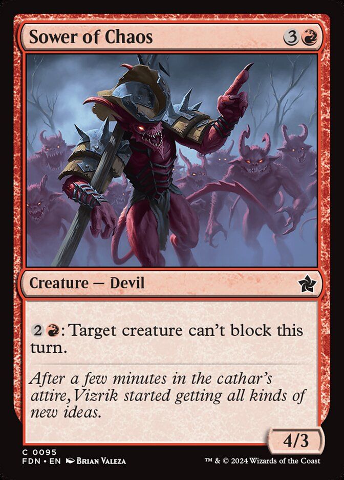 Sower of Chaos Sower of Chaos