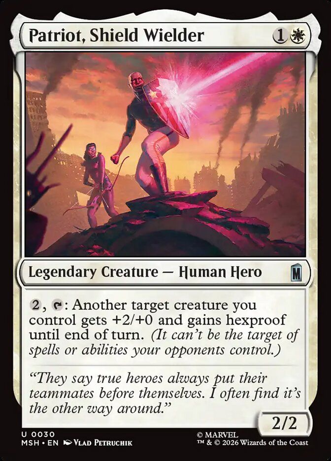 Patriot, Shield Wielder Patriot, Shield Wielder