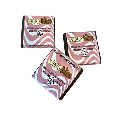 Dark Raspberry Chocolate Bites