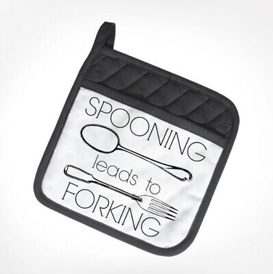 Spooning Leads To Forking Pot Holder