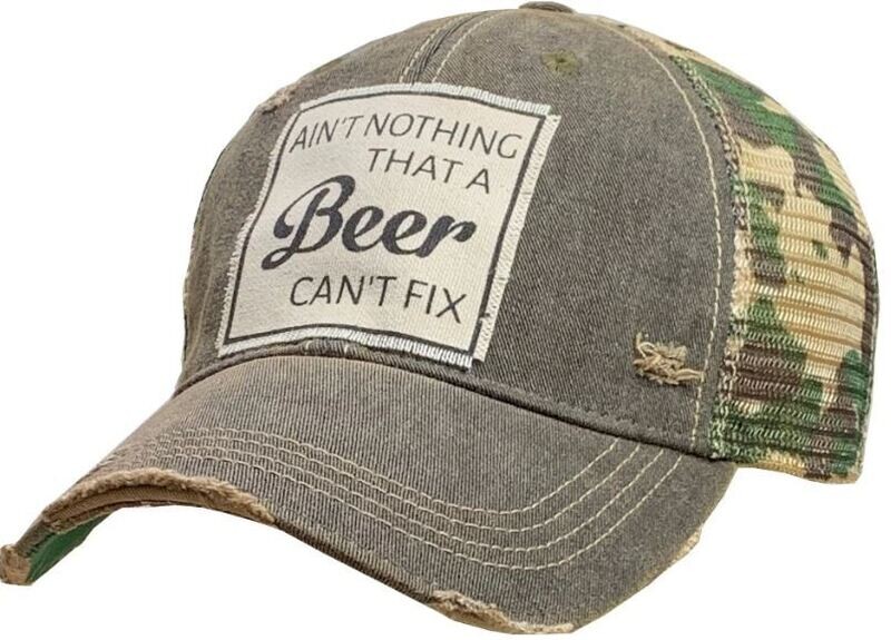 Ain&#39;t Nothing That A Beer Can&#39;t Fix Trucker Hat Baseball Cap