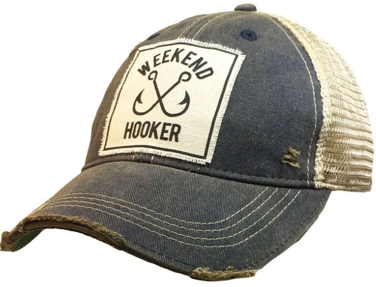 Weekend Hooker Distressed Trucker Cap