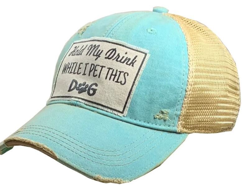 Hold My Drink While I Pet This Dog - Teal
