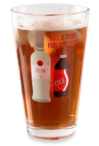 Pint Glass - Rum And Coke