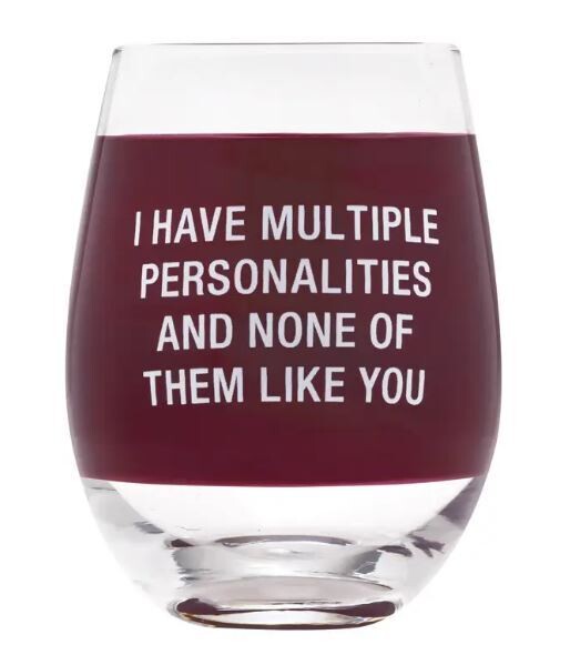 Personalities Wine Glass