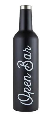 SS Wine Bottle - Open Bar