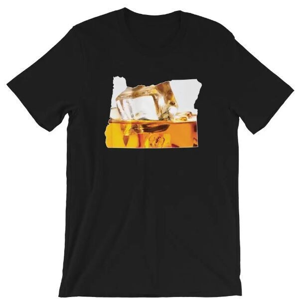 Single Malt Relaxed Tee- Oregon - Black / 3XL