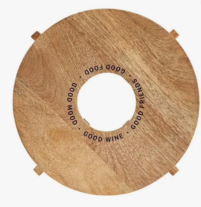Wine Holder Cheese Board - Good Food