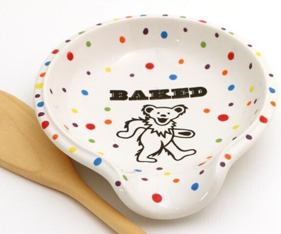 Dancing Bear Spoon Rest