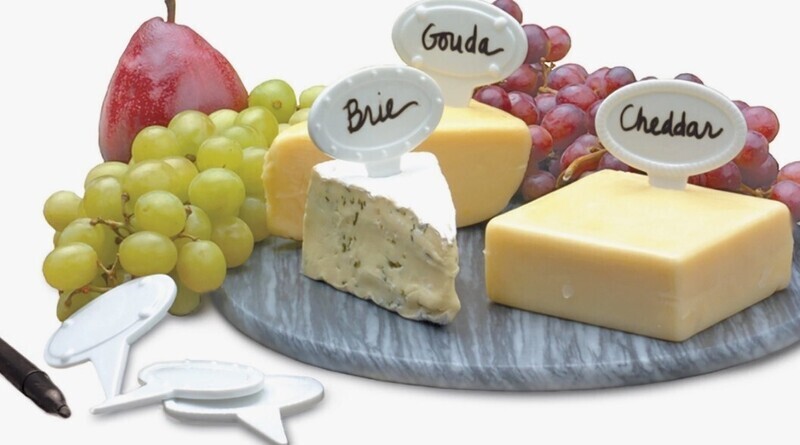 Oval Cheese Marker Set Of 6