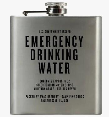 Flask - Emergency Drinking Water Flask