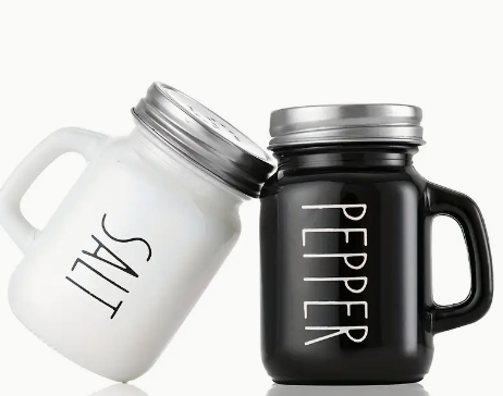 Farmhouse Salt &amp; Pepper Shakers