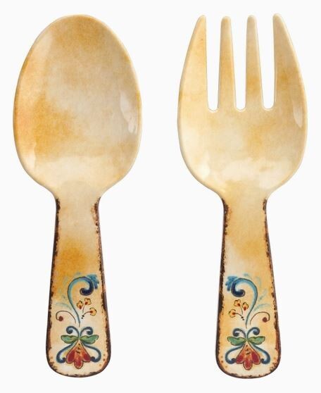 2-Piece Tuscany Melamine Salad Server