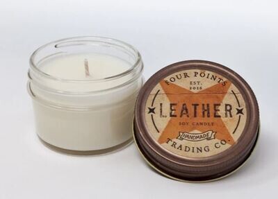 Leather 4 oz Soy Candle