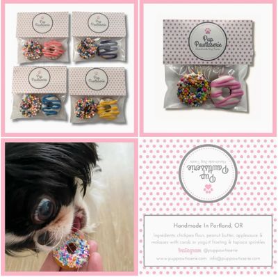 2 Pack Mini Donuts - Multicolored Sprinkles - Assorted 3 Each Color