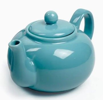 16Oz Stoneware Teapot - Turquoise