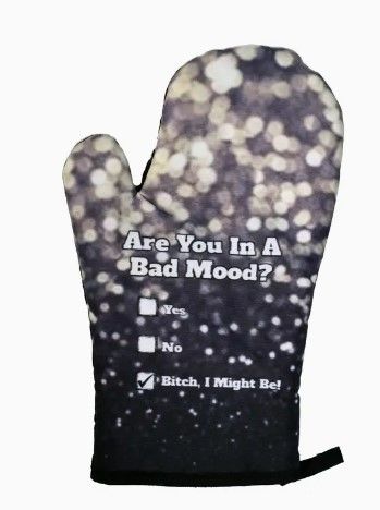 Are You in a Bad Mood Oven Mitt