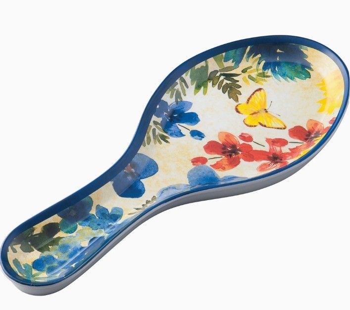 Butterfly Floral Melamine Spoon Rest