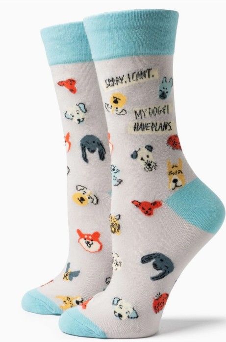 Two Left Feet® Socks Open Stock - My Dog &amp; I Have Plans Big