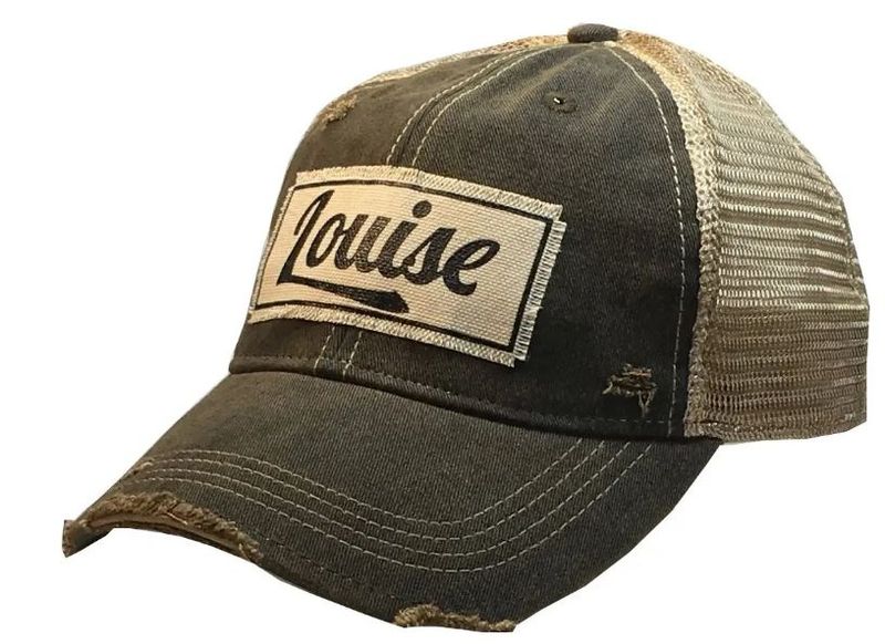 Louise Distressed Trucker Cap