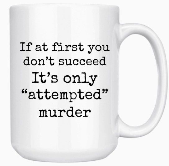 IF AT FIRST YOU DON&#39;T SUCCEED 15oz MUG