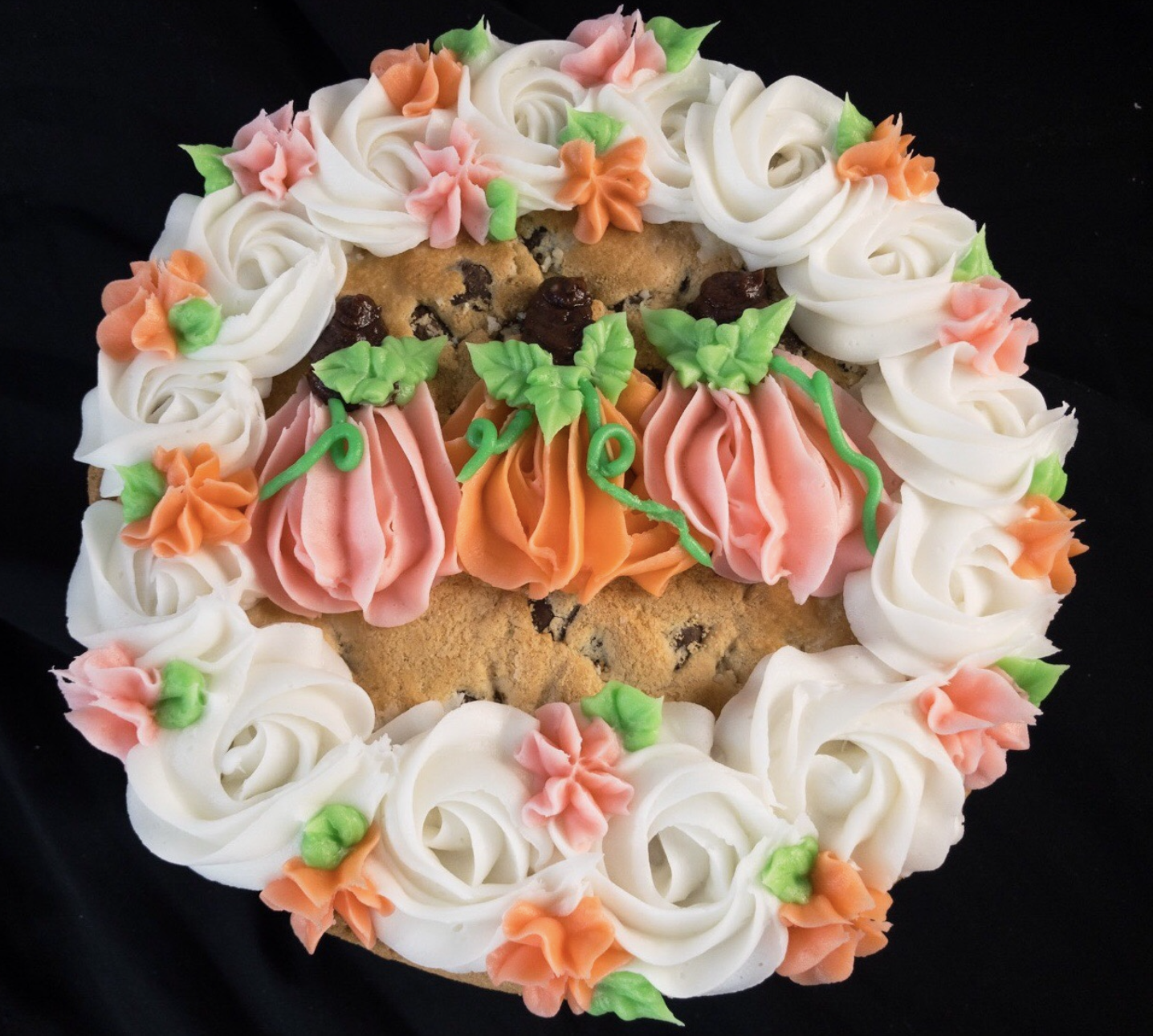 Fall Chocolate Chip Cookie Cake