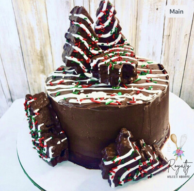 Christmas Tree Cake