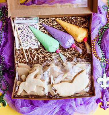 Decorate Your Own Mardi Gras Cookies