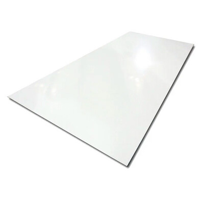 Lámina de aluminio sublimable HD medida de 40 x 60 cm blanca brillante