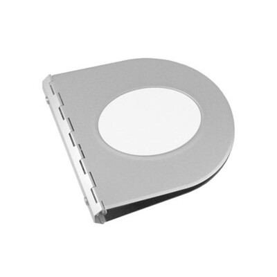 Porta CD metálico sublimable, capacidad 10 CD