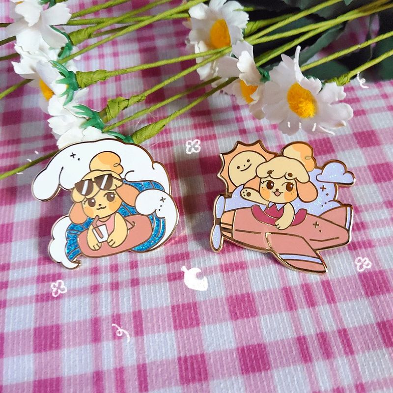 [Retiring] Isabelle enamel pin set