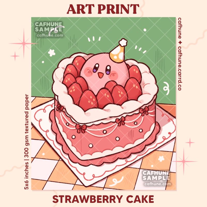 Kirbo cake - Print