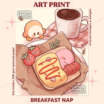 Kirbo breakfast - Print
