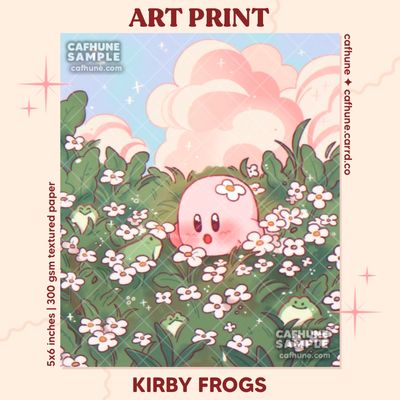 Kirbo frogs - Print