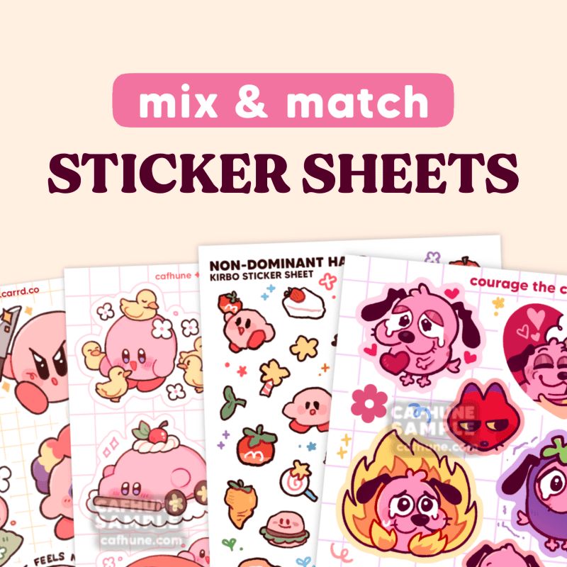 Mix &amp; Match ♡ Sticker sheets
