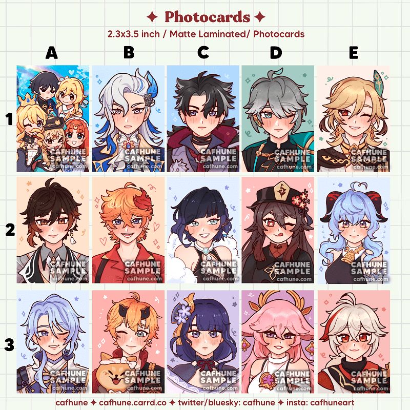 Mini Art Print ♡ Photocards