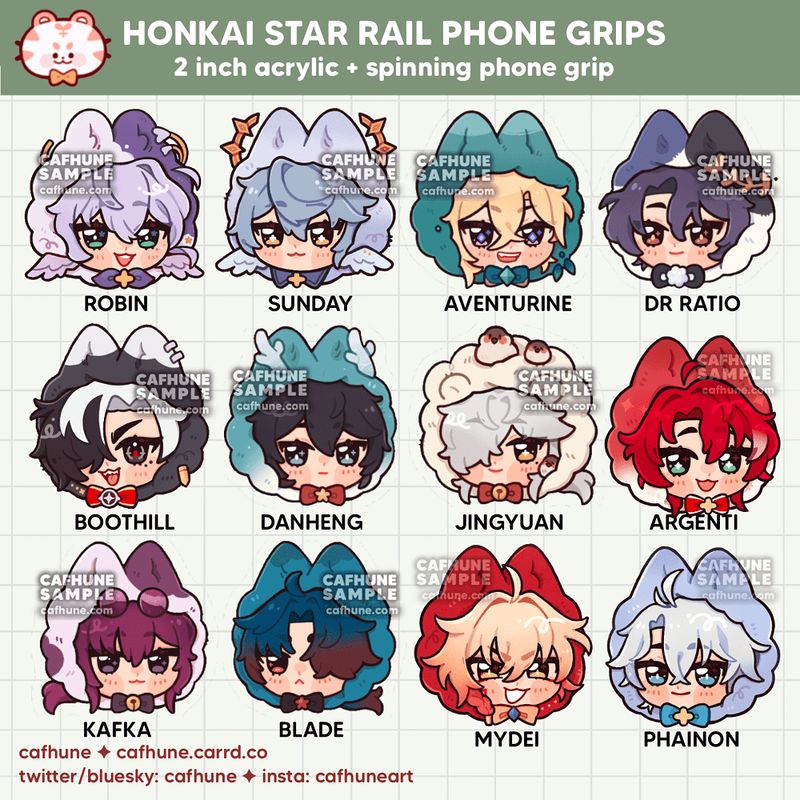 HSR ♡ Phone grips