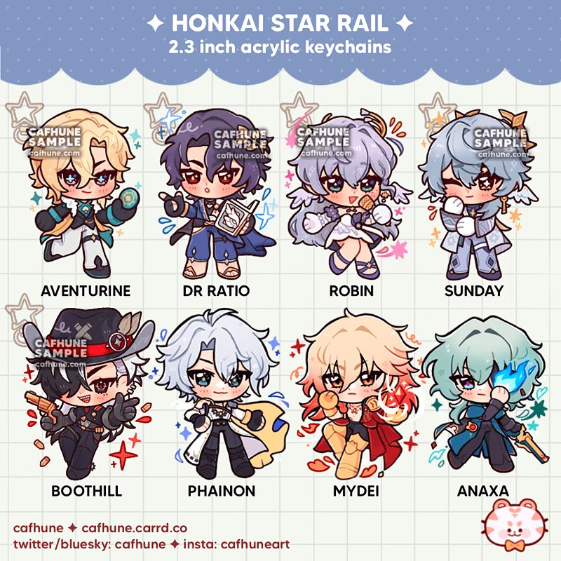 Honkai Star Rail Keychains
