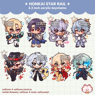 Honkai Star Rail Keychains
