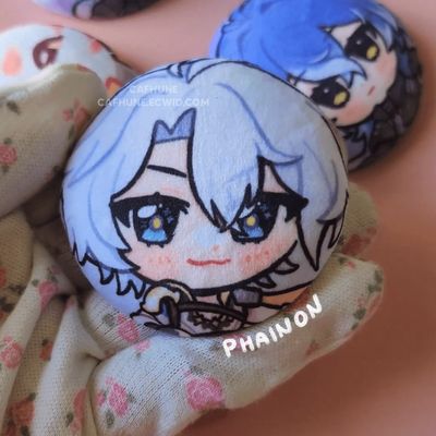 Phainon Plush button badge
