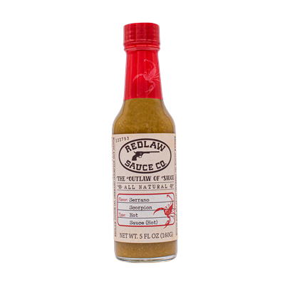Serrano Scorpion Hot Sauce - Hot (5 FL OZ)