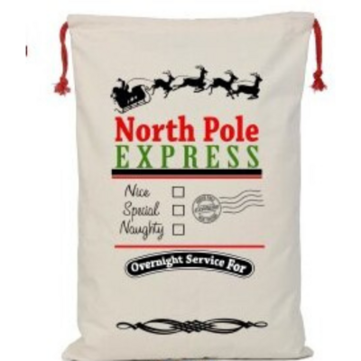 Santa Sack - North Pole Express