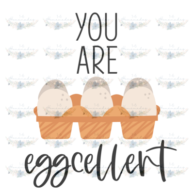 Digital PNG File - You Are Eggcellent