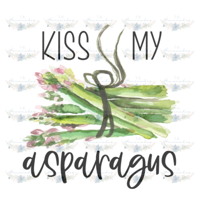 Digital PNG File - Kiss My Asparagus