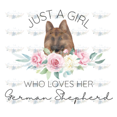 Digital PNG File - Who Loves Her German Shepherd