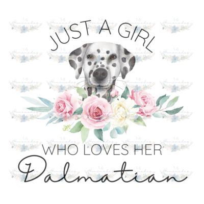 Digital PNG File - Who Loves Her Dalmatian