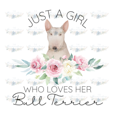 Digital PNG File - Who Loves Her Bull Terrier