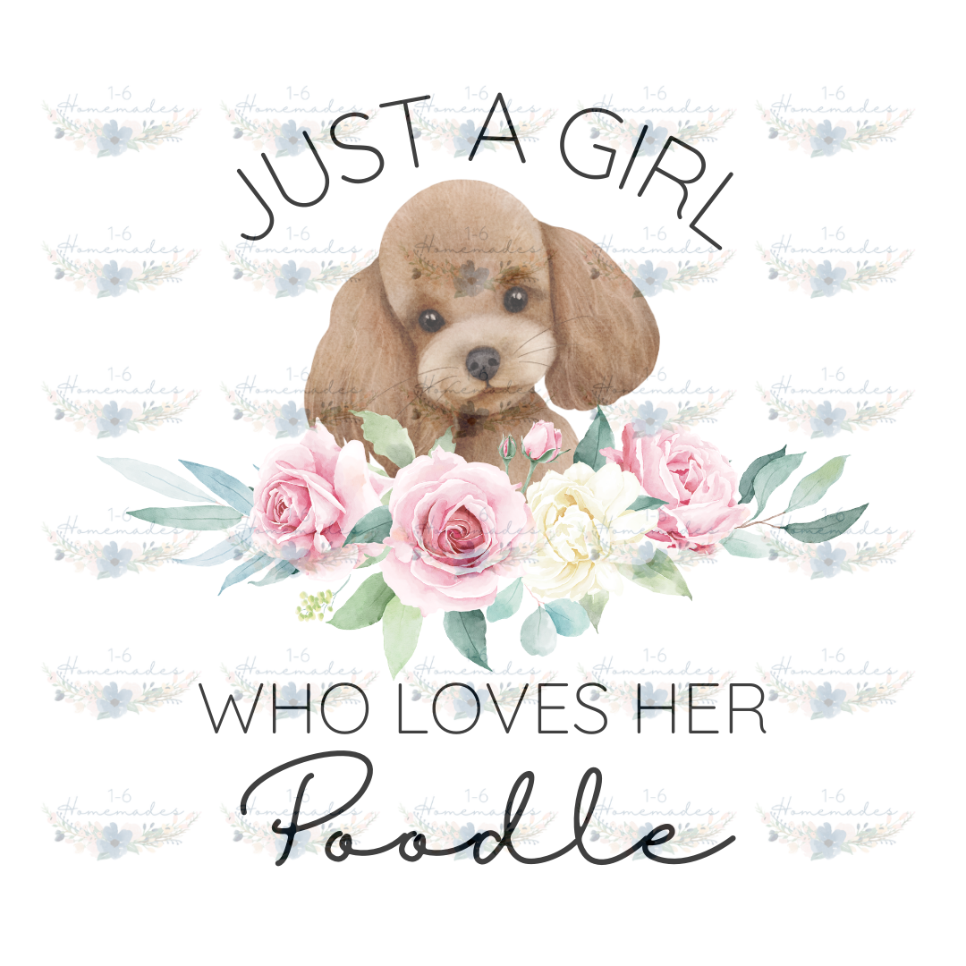 Digital PNG File - Who Loves Her Poodle